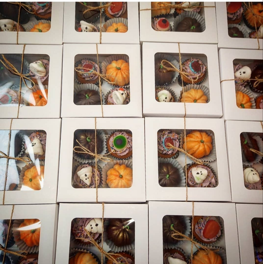 Cupcake and pumpkin box